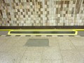 Nová rampa na nástupišti stanice metra Florenc
